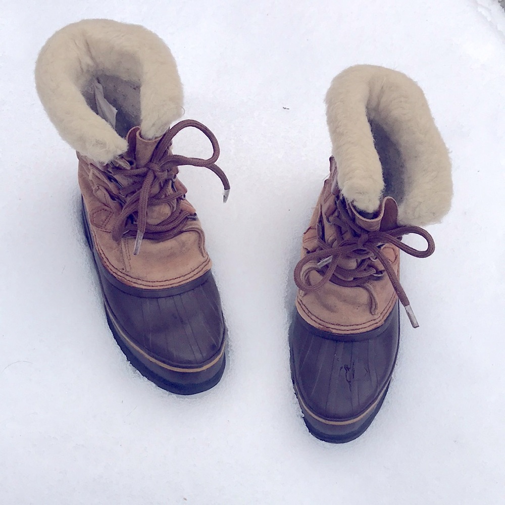 Vintage hand crafted Sorel winter boots